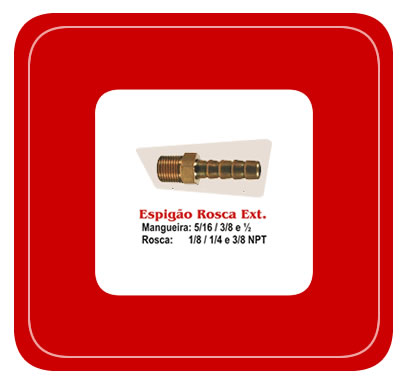 Espigão Rosca Externa Metalúrgica Crisfa